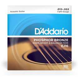 EJ16 Light Phosphor Bronze Accoustic Guitar Strings