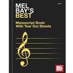 Manuscript Book with Tear Out Sheets-12 Stave Mel Bay