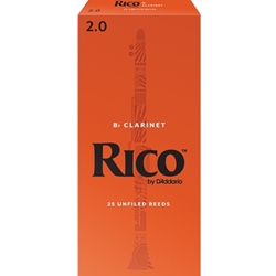 Rico Clarinet Reeds - (25 Count)