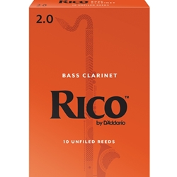 Rico Bass Clarinet Reeds - (10 Count)