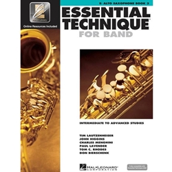 Ess Tech for Band Bk 3 Alto Saxophone