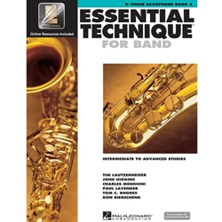 Ess Tech for Band Bk 3 Tenor Saxophone