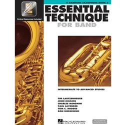 Ess Tech for Band Bk 3 Baritone Saxophone
