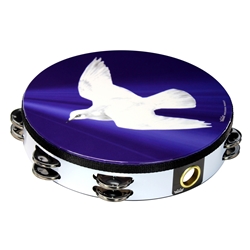 Praise Tambourine Religious Dove. 10" Remo