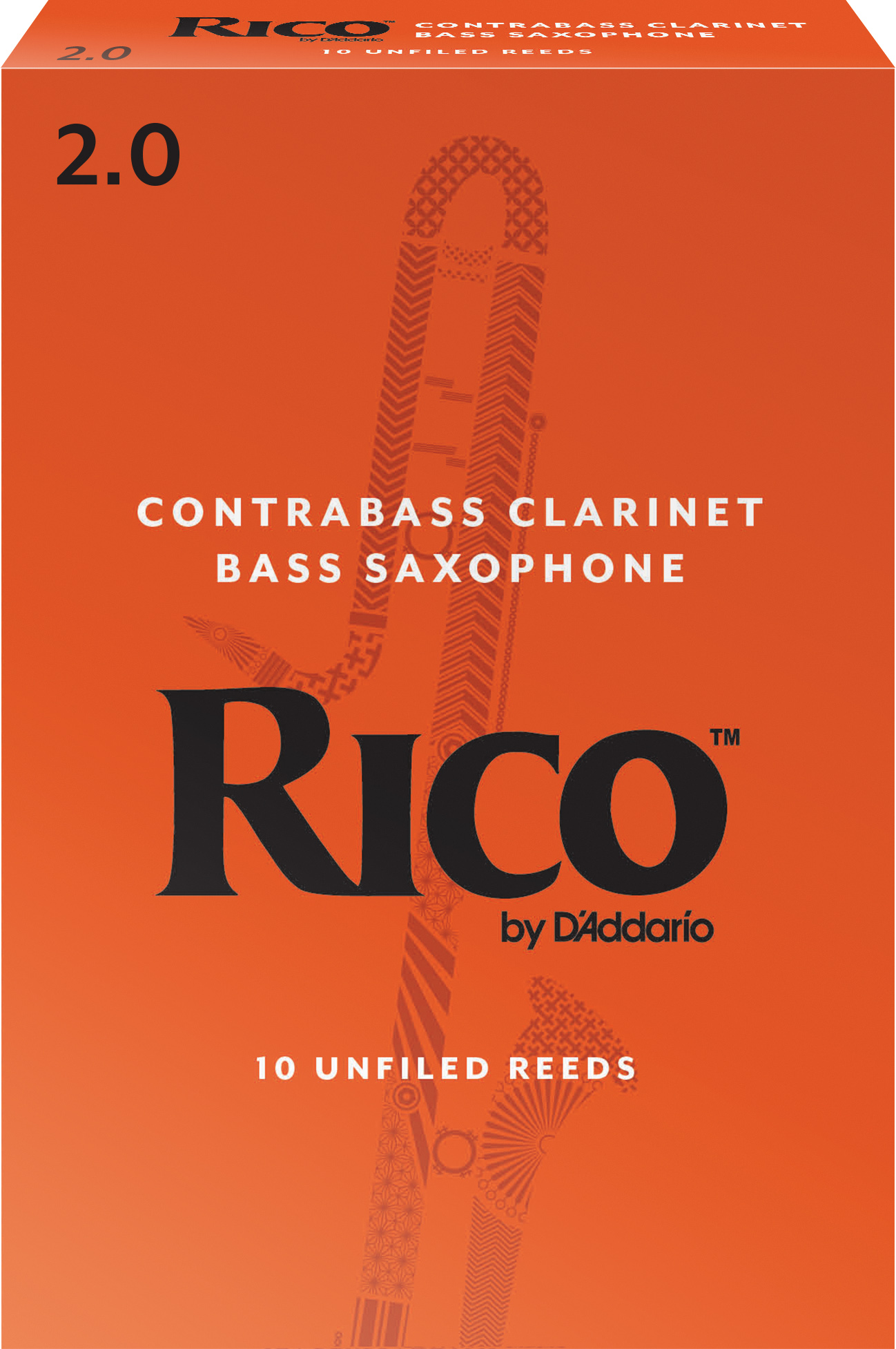 Reeds Contrabass Clarinet Rico (10 Count)